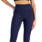 ID Ideology Leggings de compressão femininas com blocos de cores e bolso lateral 7/8, tamanho X-S
