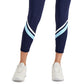 ID Ideology Leggings de compressão femininas com blocos de cores e bolso lateral 7/8, tamanho X-S