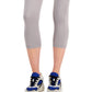 ID Ideology Leggings femininas de compressão com cintura alta e bolso lateral, tamanho pequeno, cinza