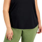 ID Ideology Regata feminina Birdseye Mesh Preta Tamanho 2X