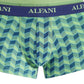 Pacote com 5 shorts masculinos Alfani Chevron e Solid, verde, tamanho extragrande
