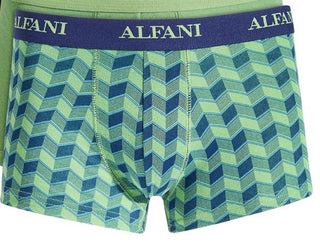 Pacote com 5 shorts masculinos Alfani Chevron e Solid, verde, tamanho extragrande