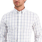 Camisa social masculina Club Room Slim Fit com elasticidade em 4 direções, branca, tamanho extragrande