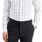 Camisa social masculina Club Room Slim Fit com elasticidade em 4 direções, branca, tamanho extragrande