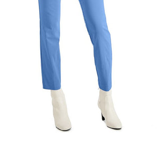 Calça skinny Alfani feminina com controle de barriga, tamanho 2, azul, pequena
