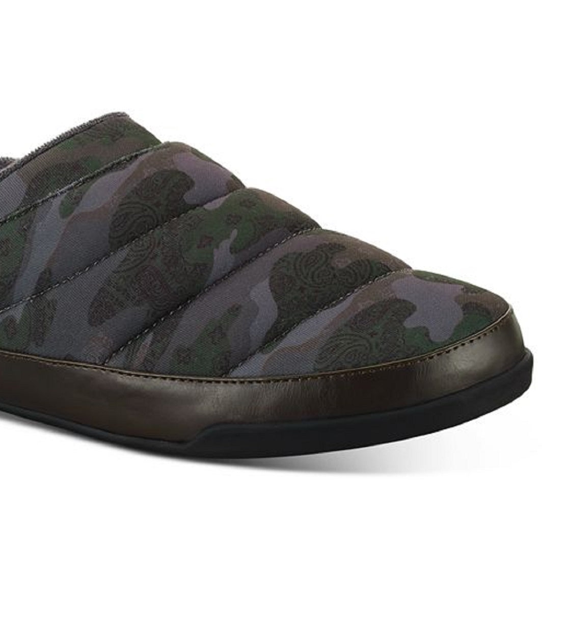 Pantufa acolchoada masculina Derek da Sun + Stone, cinza, tamanho 12 M