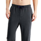 Calça de pijama leve masculina Club Room Terry Jogger cinza tamanho XX-G
