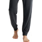 Calça de pijama leve masculina Club Room Terry Jogger cinza tamanho XX-G