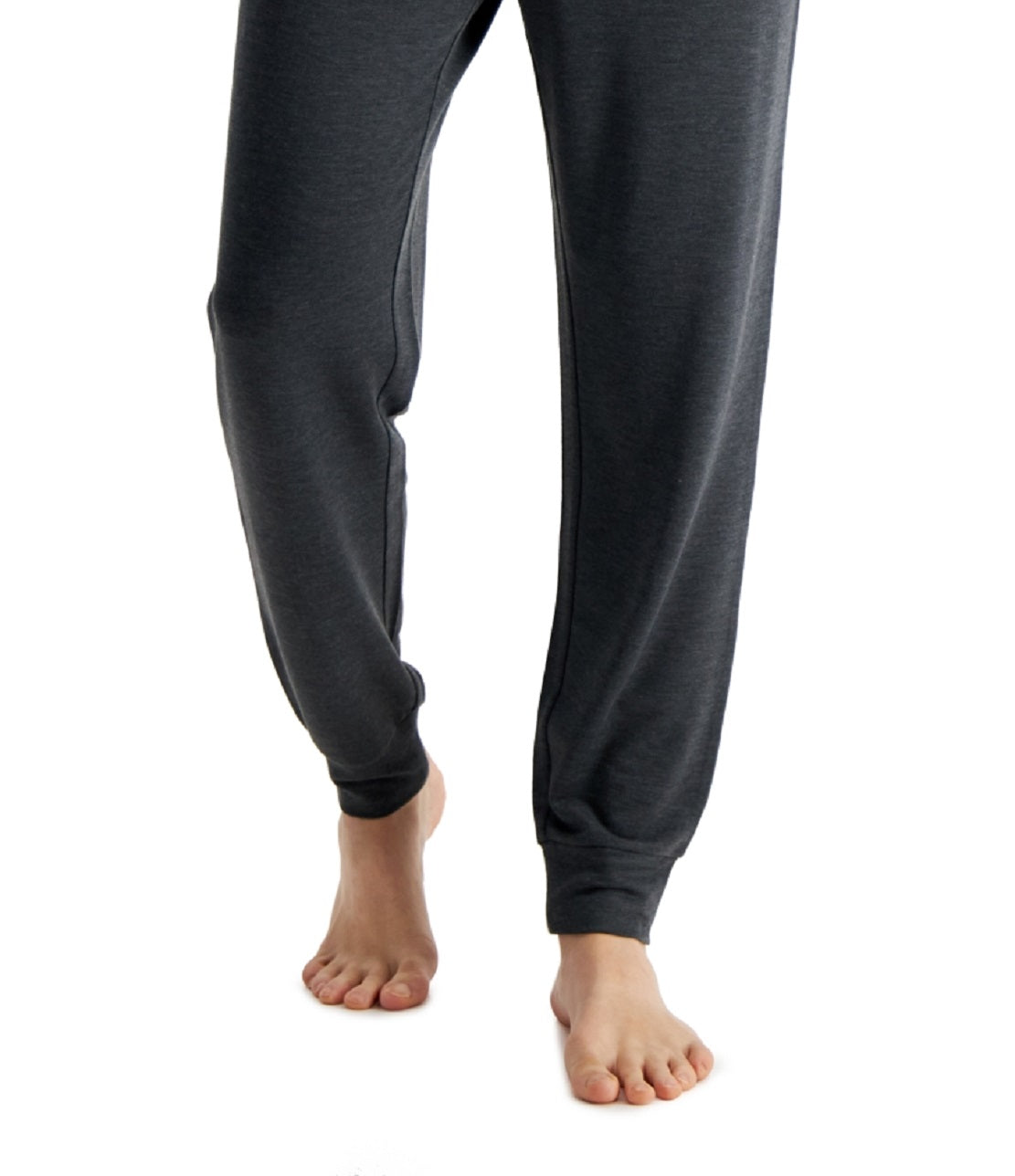Calça de pijama leve masculina Club Room Terry Jogger cinza tamanho XX-G