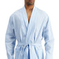 Club Room Robe Masculino Médio em Tecido Vichy Azul Tamanho Grande