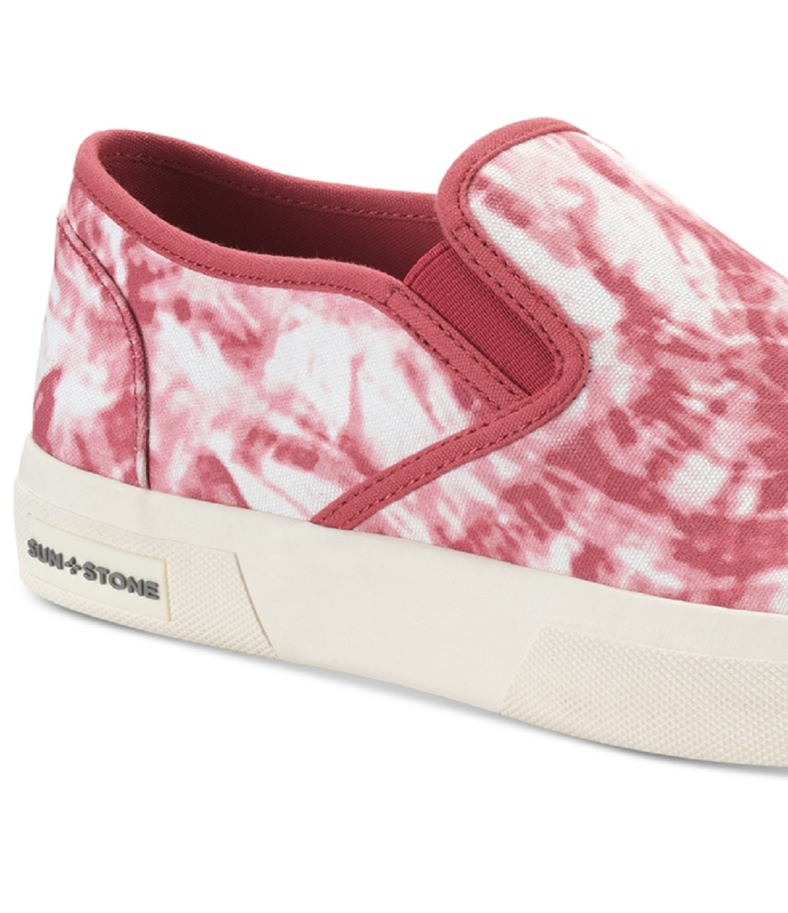 Tênis masculino Sun + Stone Reins Slip On Vermelho