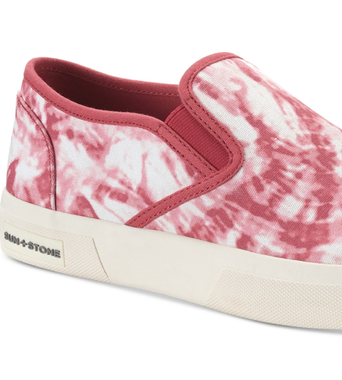 Tênis masculino Sun + Stone Reins Slip On Vermelho