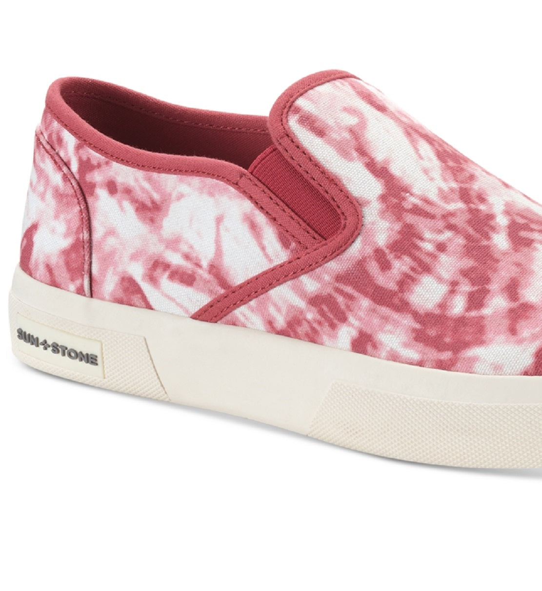 Tênis masculino Sun + Stone Reins Slip On Vermelho