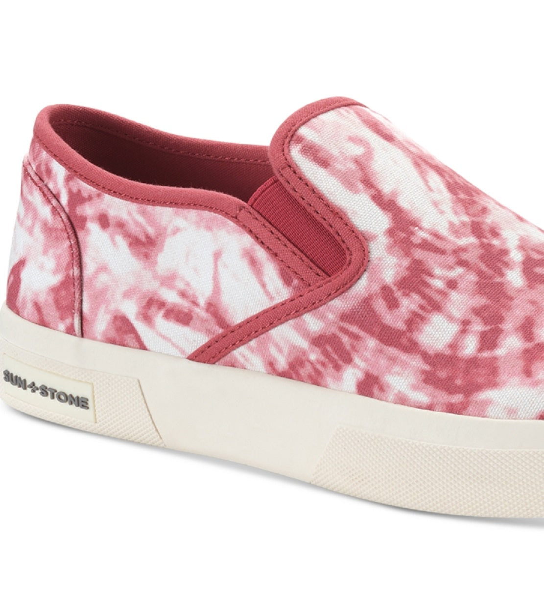Tênis masculino Sun + Stone Reins Slip On Vermelho