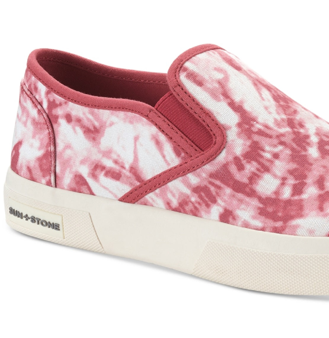 Tênis masculino Sun + Stone Reins Slip On Vermelho