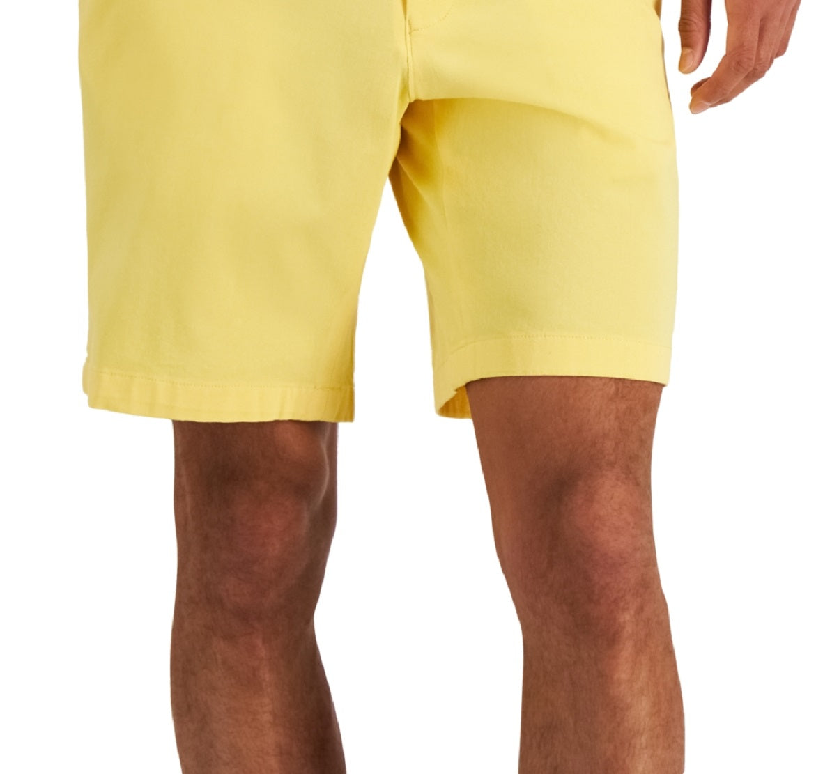 Calções Club Room Masculino Regular Fit 9 Stretch 4-Way Amarelo Tamanho 40