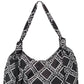 Bolsa tote feminina Nosida de nylon macio da INC International Concepts, preta, tamanho regular