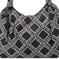 Bolsa tote feminina Nosida de nylon macio da INC International Concepts, preta, tamanho regular