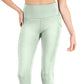 Leggings femininas ID Ideology com bolso e comprimento total, verde, tamanho pequeno