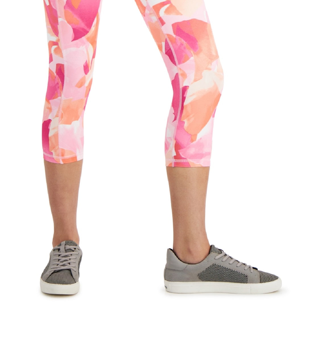 ID Ideology Leggings femininas de compressão com estampa de pétalas e bolso lateral, tamanho X-S