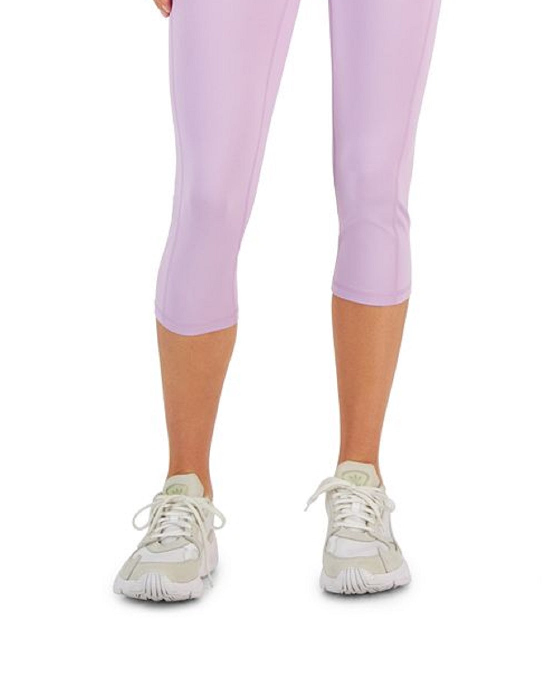 ID Ideology Leggings femininas de compressão com cintura alta e bolso lateral, tamanho médio, roxas