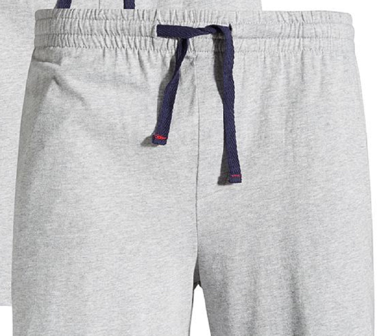 Club Room Masculino Pacote com 2 Shorts de Pijama Sólidos Cinza Tamanho Grande