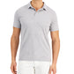 Camisa polo Alfatech Stretch Solid Masculina Alfani Cinza Tamanho XX-G