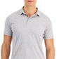 Camisa polo Alfatech Stretch Solid Masculina Alfani Cinza Tamanho XX-G
