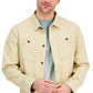 Camisa de sarja masculina Alfani marrom tamanho grande