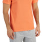 Camiseta de pijama masculina Club Room laranja tamanho pequeno