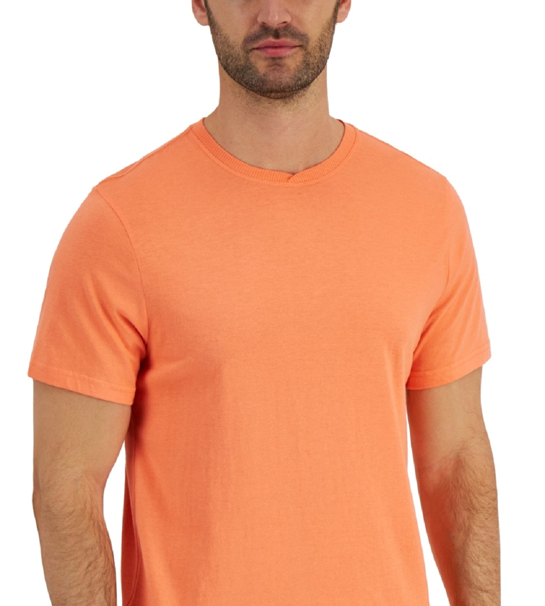 Camiseta de pijama masculina Club Room laranja tamanho XX-G