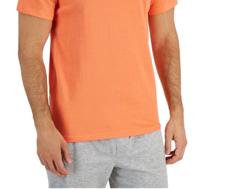 Camiseta de pijama masculina Club Room laranja tamanho XX-G