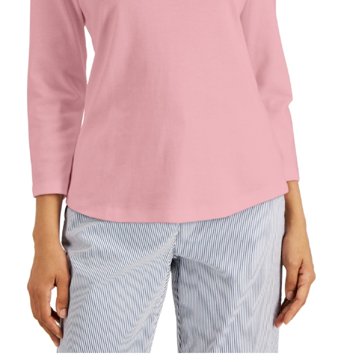 Karen Scott Top Feminino com Gola Johnny e Tachas Rosa Tamanho Grande