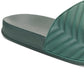 Sandálias masculinas INC International Concepts Xander Pool Slide, verde, tamanho 12 M