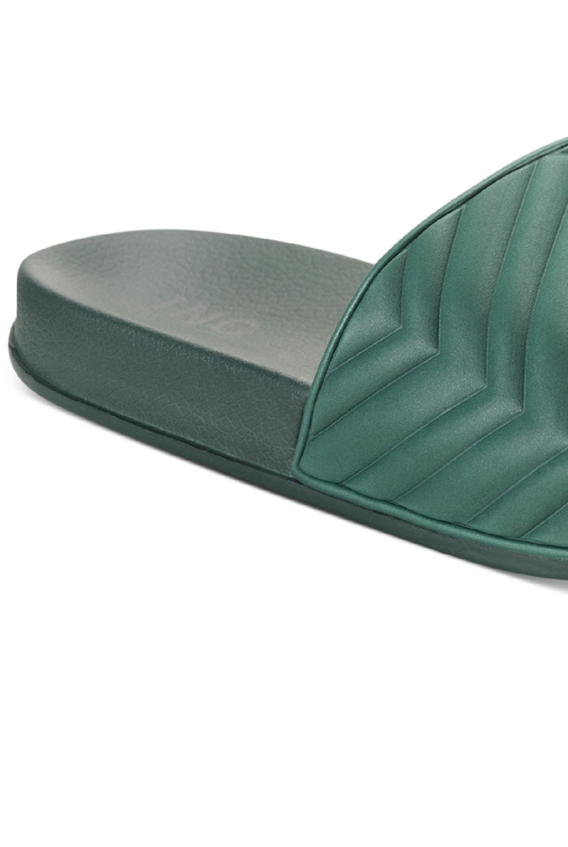 Sandálias masculinas INC International Concepts Xander Pool Slide, verde, tamanho 12 M