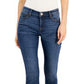 Calça jeans skinny feminina INC International Concepts, cintura média, azul, tamanho 4