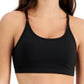 Sutiã feminino ID Ideology Solid Low Impact, preto, tamanho pequeno