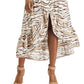 Vestido midi feminino com estampa de tigre da INC International Concepts, marrom, tamanho grande