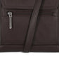Giani Bernini Bolsa transversal Venice de couro napa feminina, marrom, tamanho regular