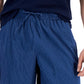 Alfani Masculino Regular Fit Yarn Dyed Stripe Seersucker Shorts Azul Tamanho X-G