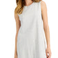 Vestido regata feminino estilo mestiço, cinza, tamanho médio