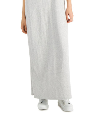 Vestido regata feminino estilo mestiço, cinza, tamanho médio