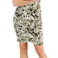Vestido justo feminino com estampa tie-dye e franzido, tamanho pequeno, verde, da INC International Concepts