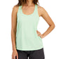 ID Ideology Regata feminina texturizada com costas nadador, verde, tamanho XX-G