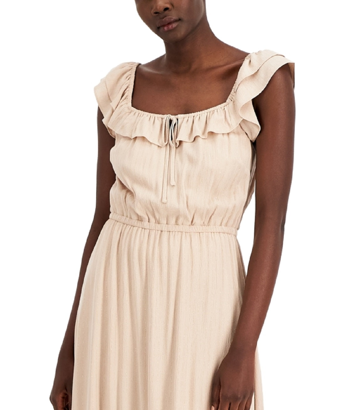 Vestido metálico feminino INC International Concepts marrom tamanho X-Large