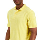 Camisa polo masculina Club Room Reverse Terry amarela tamanho X-Large