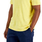 Camisa polo masculina Club Room Reverse Terry amarela tamanho X-Large
