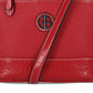 Bolsa transversal feminina Giani Bernini em couro sintético com relevo, vermelha, tamanho regular