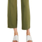 Calça feminina Alfani com perna larga, verde, tamanho 14