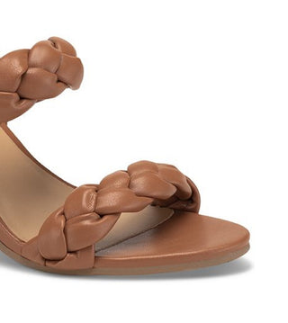 Sandálias femininas Sun + Stone Cherii trançadas marrom tamanho 8 M